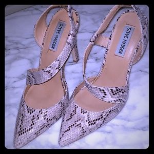 Steve Madden Snakeskin Heels